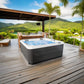 Jacuzzi extérieur Hydra 215 sur la terrasse.