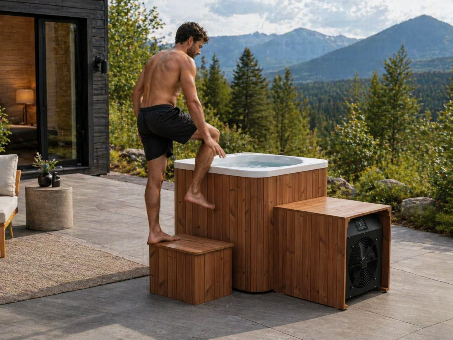 Bain de glace Cube