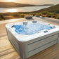 Jacuzzi Hydra 200 sur une terrasse extérieure.