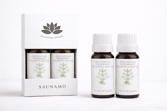 Óleo Natural de Hortelã - Pimenta, Eucalipto e Menta 20ml - Saunamo