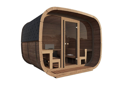 Outdoor Sauna Cube 300 - Saunamo