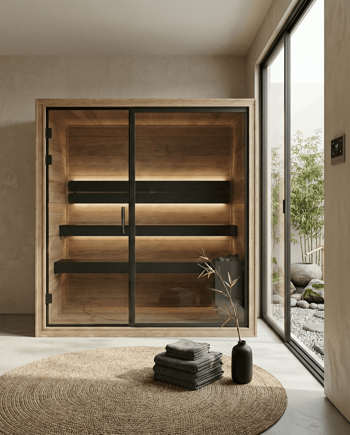 Sauna intérieur Thermo Black 220