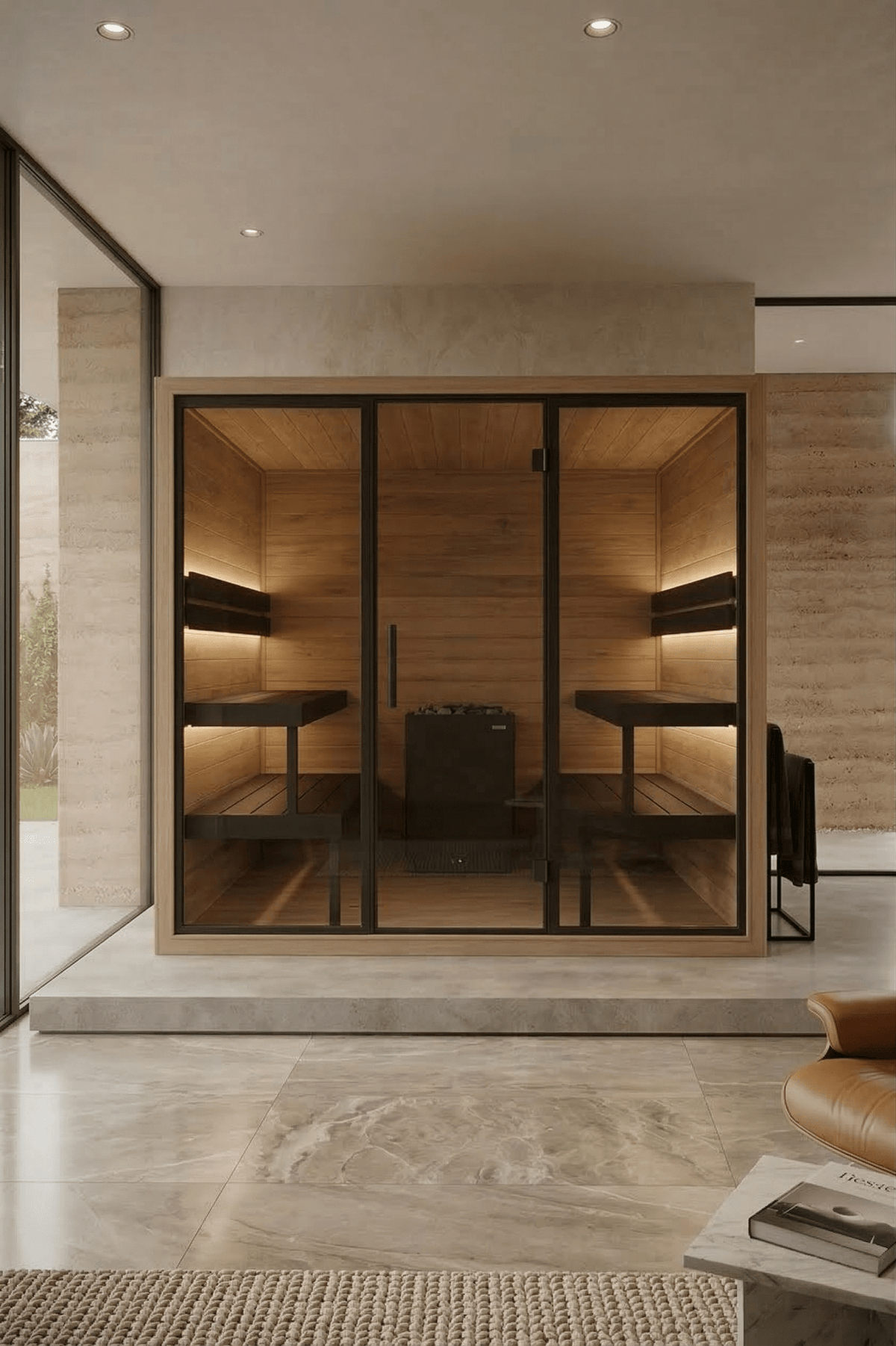 Sauna intérieur Thermo Black 220 Plus