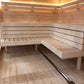 Saunamo Banc en bois dans le sauna Modulaire