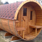 Saunamo Sauna en bois en forme de tonneau Barrel 400.