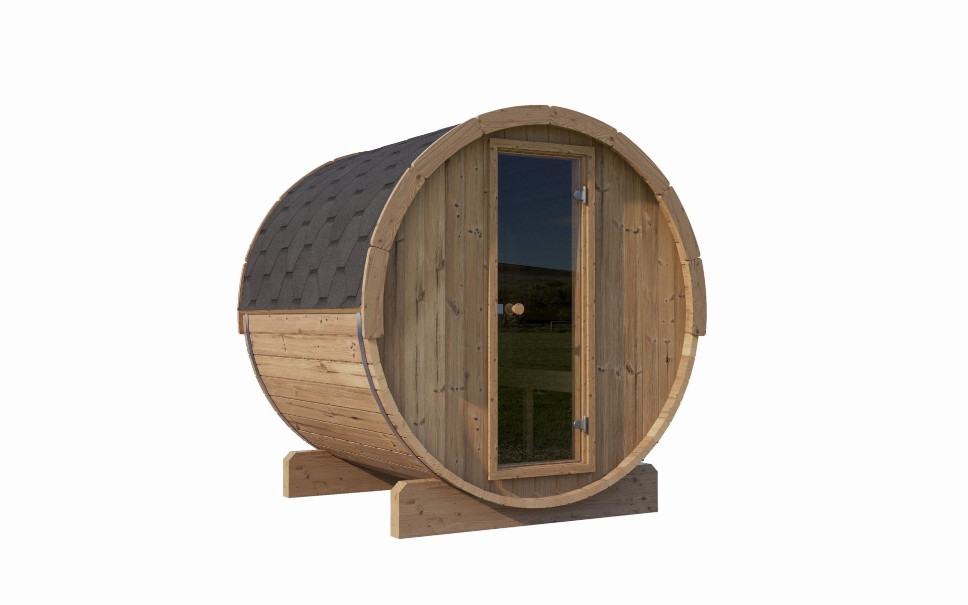 Saunamo Sauna Ergo avec porte.