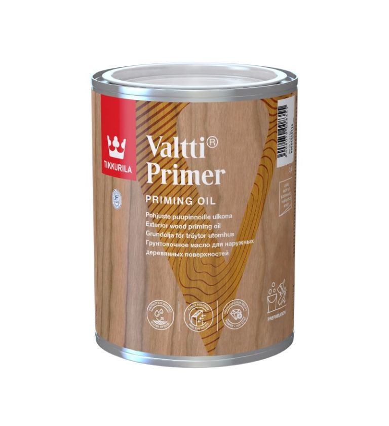 Huile d'apprêt Tikkurila en bidon de 0,9 litre